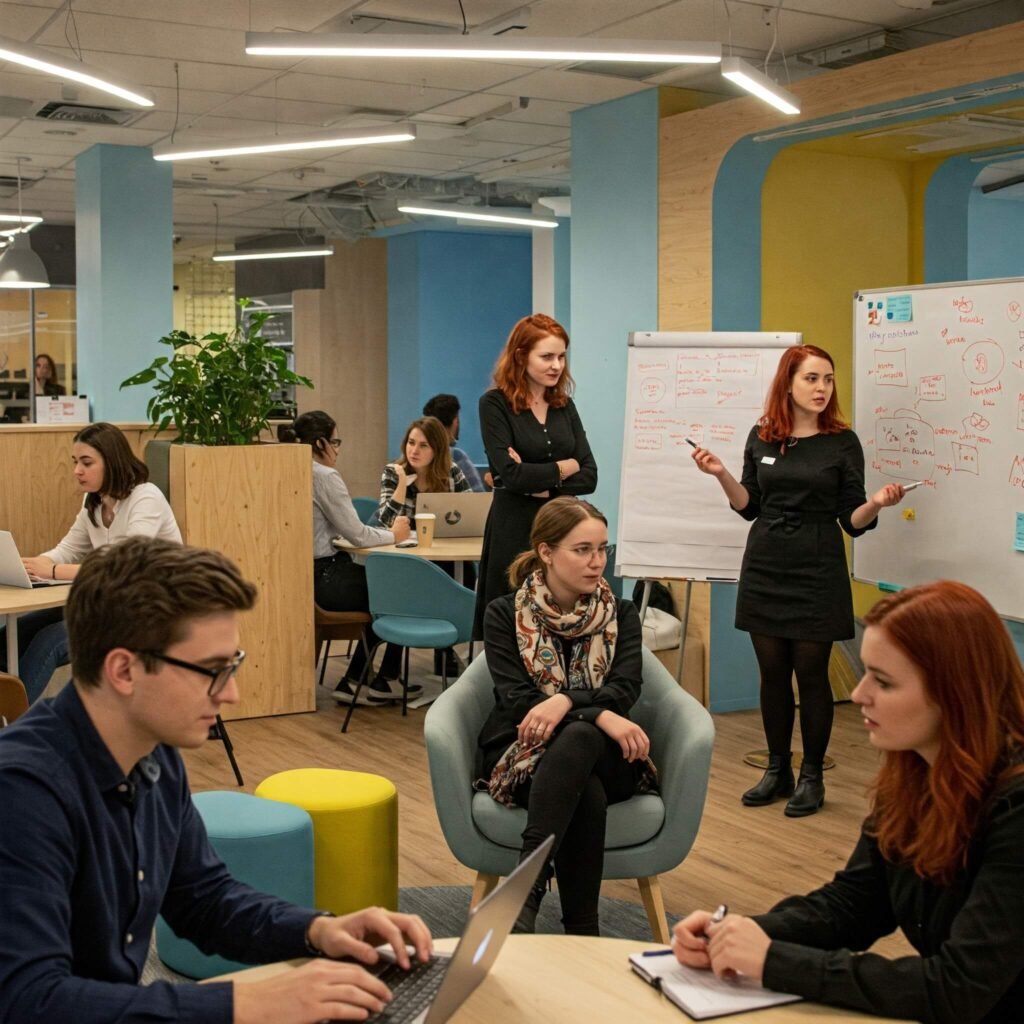 Diverse Collaboration in Co-working Space