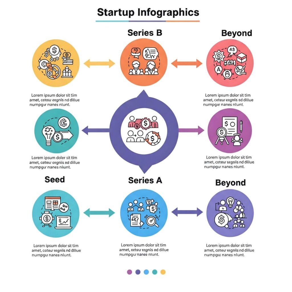 Startup Funding Stages Infographic