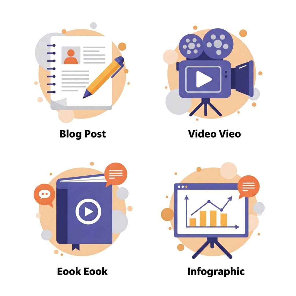 Content Marketing Icons