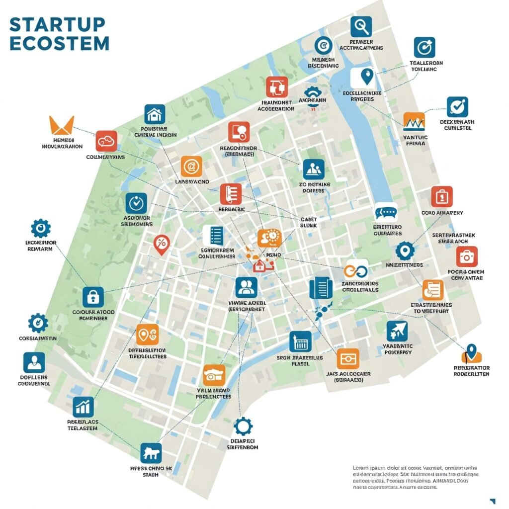 Local startup ecosystem map